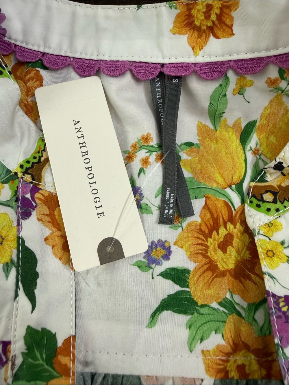Anthropologie Darcey Popover Swing Top - Picture 4 of 9
